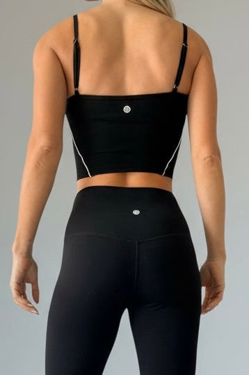 Sporty Duo Top Black